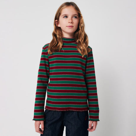 Bobo Choses - Multicolour Stripes turtleneck top | Scout & Co
