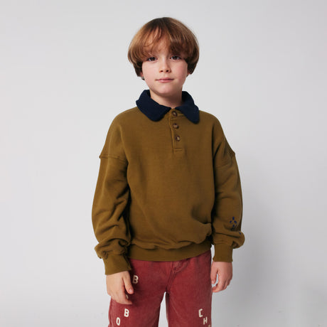 Bobo Choses - Polo sweatshirt - brown | Scout & Co