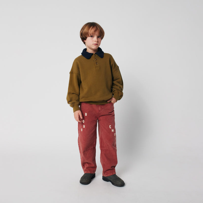 Bobo Choses - Polo sweatshirt - brown | Scout & Co