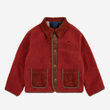 Bobo Choses - Multicolour Tiles reversible sheepskin jacket | Scout & Co