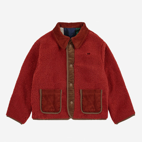 Bobo Choses - Multicolour Tiles reversible sheepskin jacket | Scout & Co