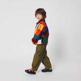 Bobo Choses - Multicolour Tiles reversible sheepskin jacket | Scout & Co