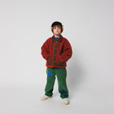 Bobo Choses - Multicolour Tiles reversible sheepskin jacket | Scout & Co