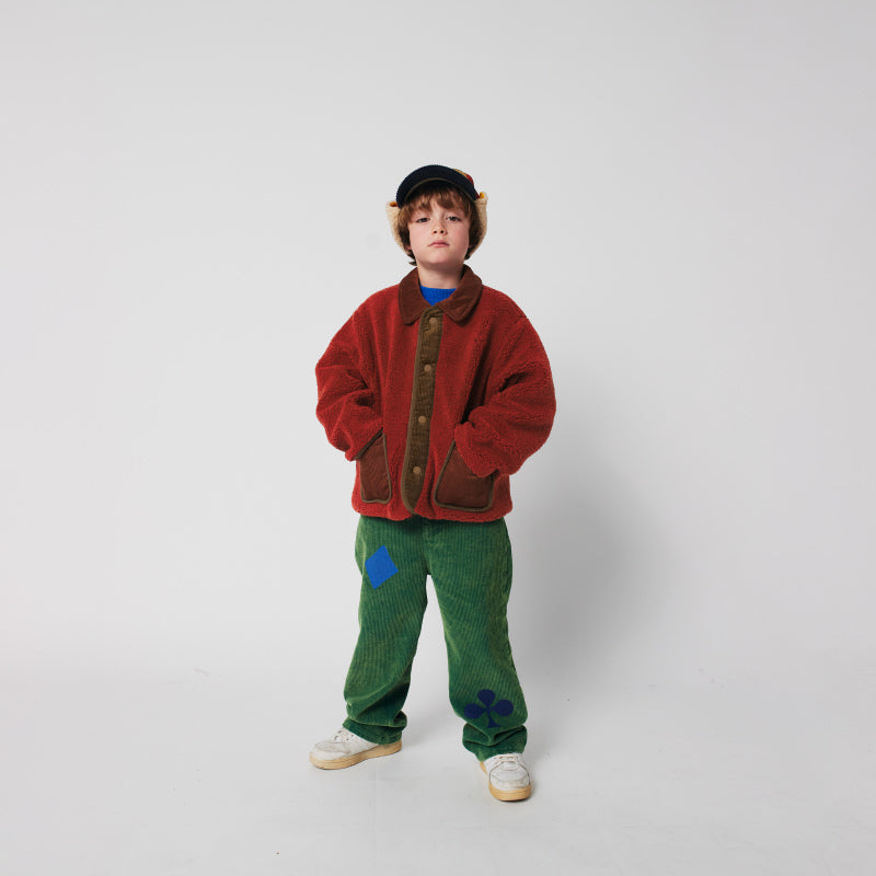 Bobo Choses - Multicolour Tiles reversible sheepskin jacket | Scout & Co