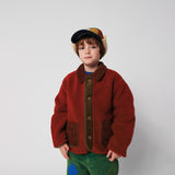 Bobo Choses - Multicolour Tiles reversible sheepskin jacket | Scout & Co