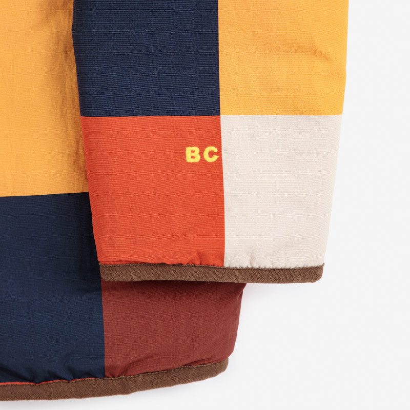 Bobo Choses - Multicolour Tiles reversible sheepskin jacket | Scout & Co