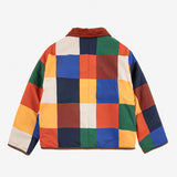 Bobo Choses - Multicolour Tiles reversible sheepskin jacket | Scout & Co