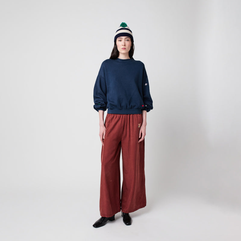 Bobo Choses Woman - Navy relaxed sweatshirt | Scout & Co