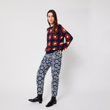 Bobo Choses Woman - Flower jacquard relaxed jumper | Scout & Co