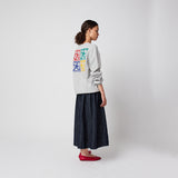 Bobo Choses Woman - Denim stripe A-line skirt | Scout & Co