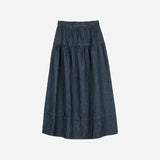 Bobo Choses Woman - Denim stripe A-line skirt | Scout & Co