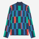 Bobo Choses Woman - Geometric jacquard turtleneck jumper | Scout & Co