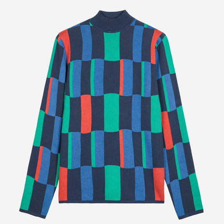 Bobo Choses Woman - Geometric jacquard turtleneck jumper | Scout & Co