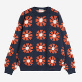 Bobo Choses Woman - Flower jacquard relaxed jumper | Scout & Co
