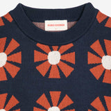 Bobo Choses Woman - Flower jacquard relaxed jumper | Scout & Co