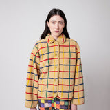 Bobo Choses Woman - Colour striped sheepskin jacket | Scout & Co