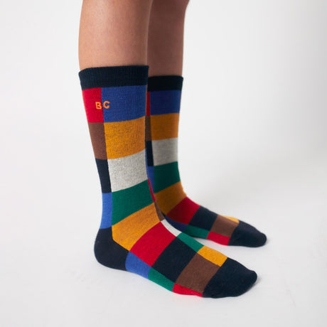 Bobo Choses - Multicolour Tiles long socks | Scout & Co
