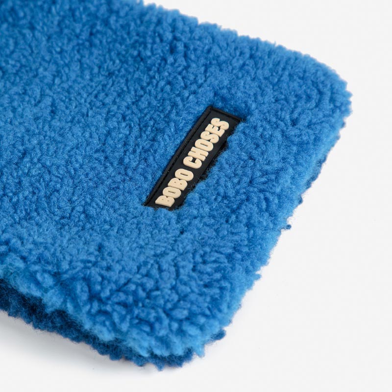 Bobo Choses - Sheepskin neck warmer - blue | Scout & Co