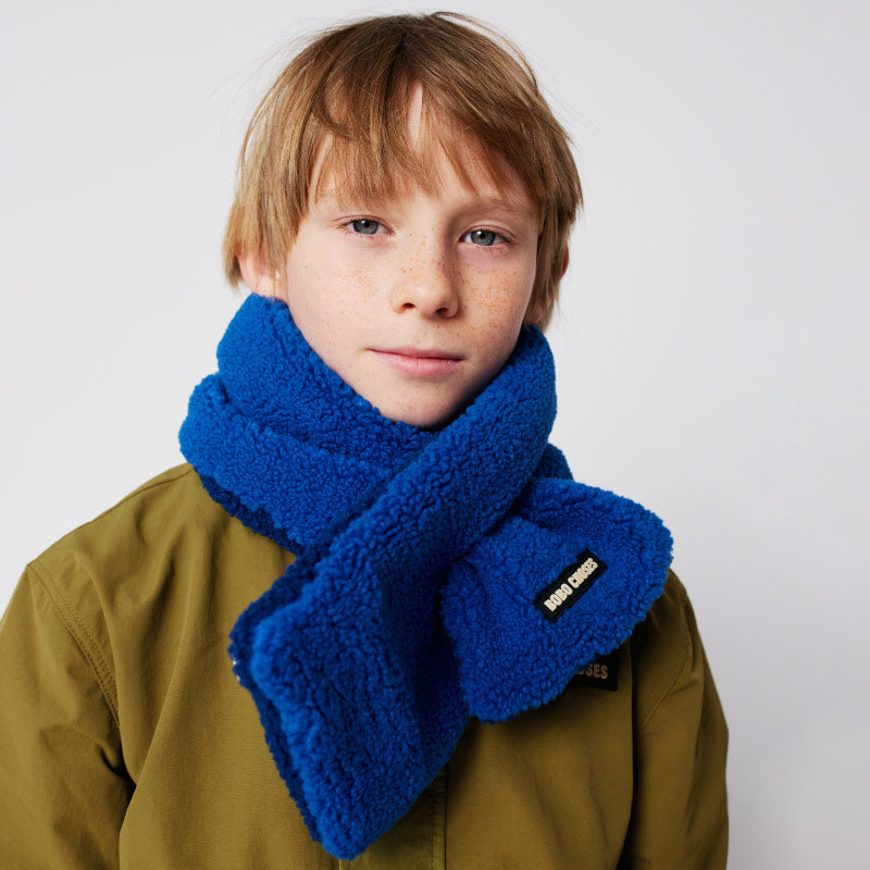 Bobo Choses - Sheepskin neck warmer - blue | Scout & Co