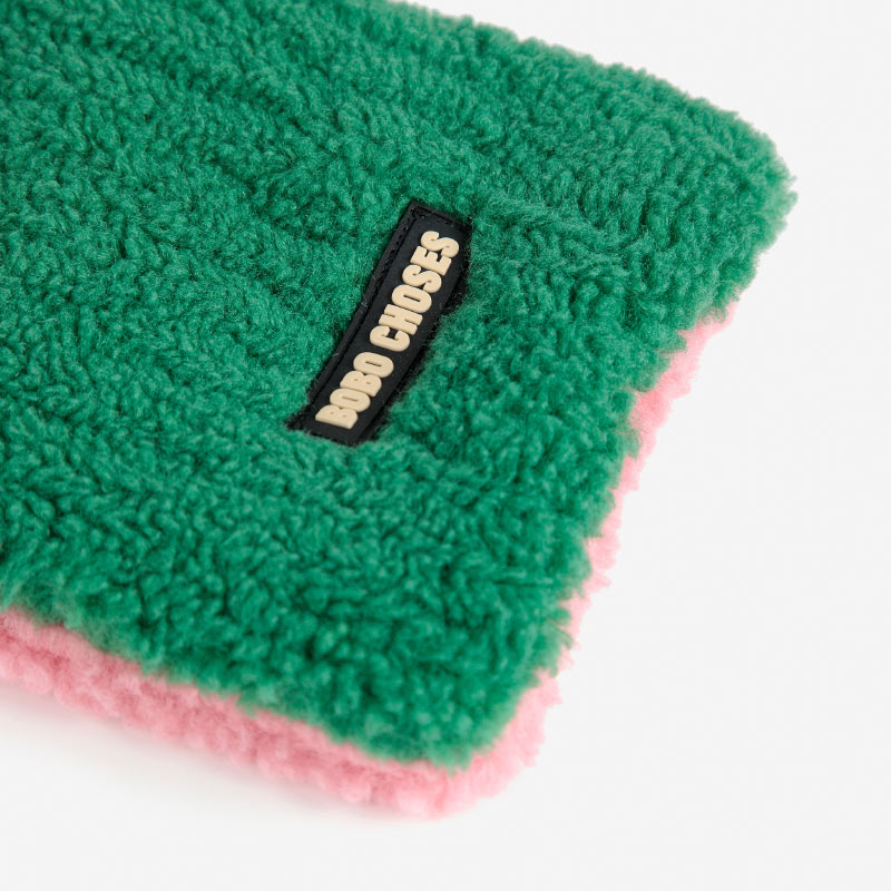 Bobo Choses - Bobo Choses neck warmer - green pink | Scout & Co