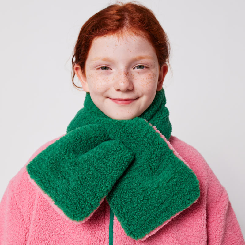 Bobo Choses - Bobo Choses neck warmer - green pink | Scout & Co