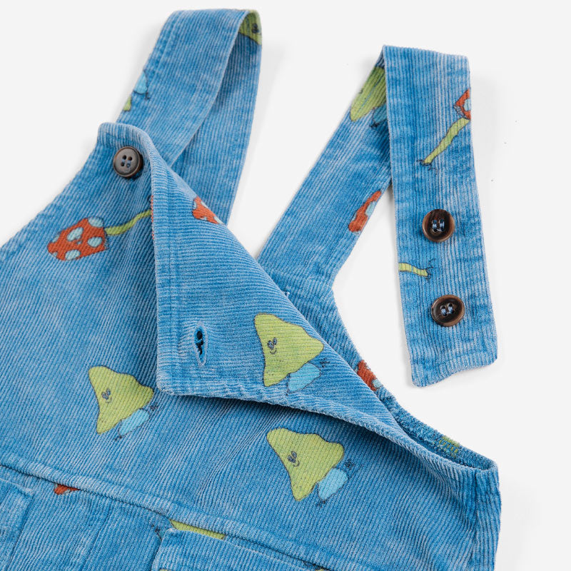 Bobo Choses - Mush Monster Duo all-over corduroy overalls - baby | Scout & Co