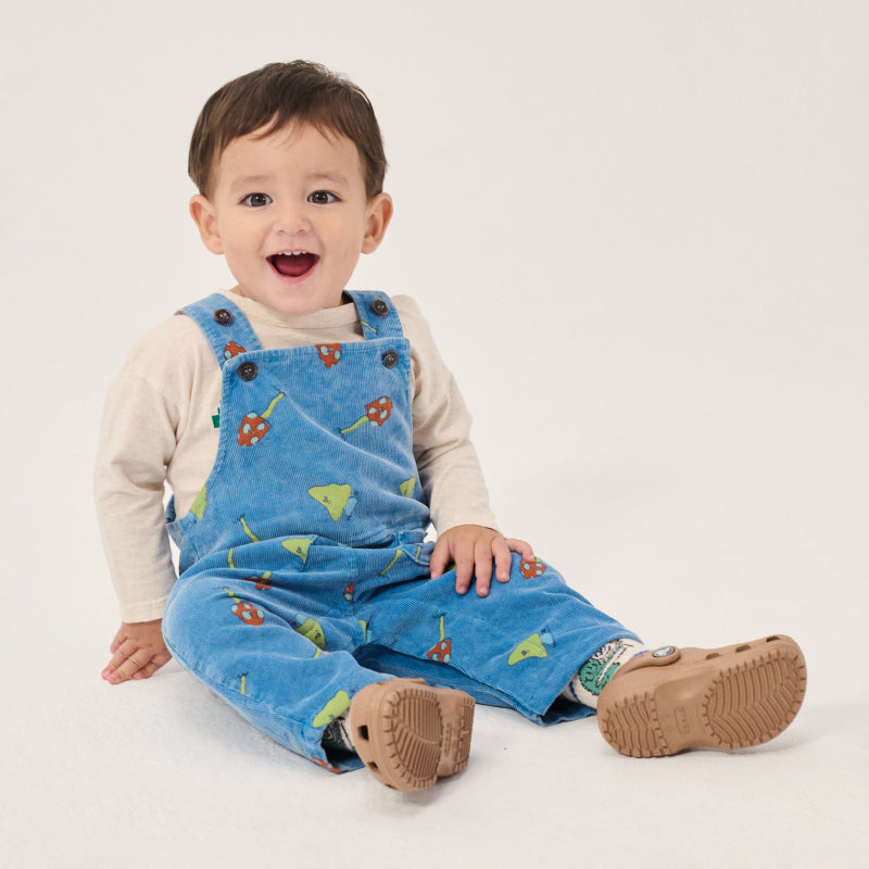 Bobo Choses - Mush Monster Duo all-over corduroy overalls - baby | Scout & Co