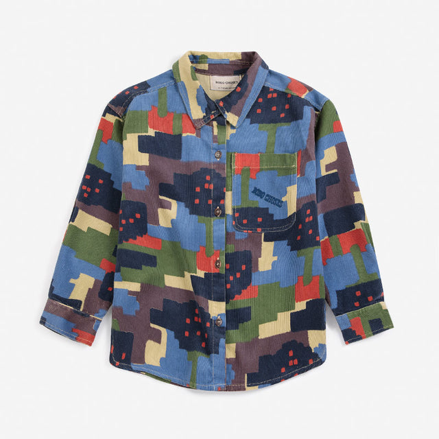 Bobo Choses - Paint Forest corduroy shirt | Scout & Co
