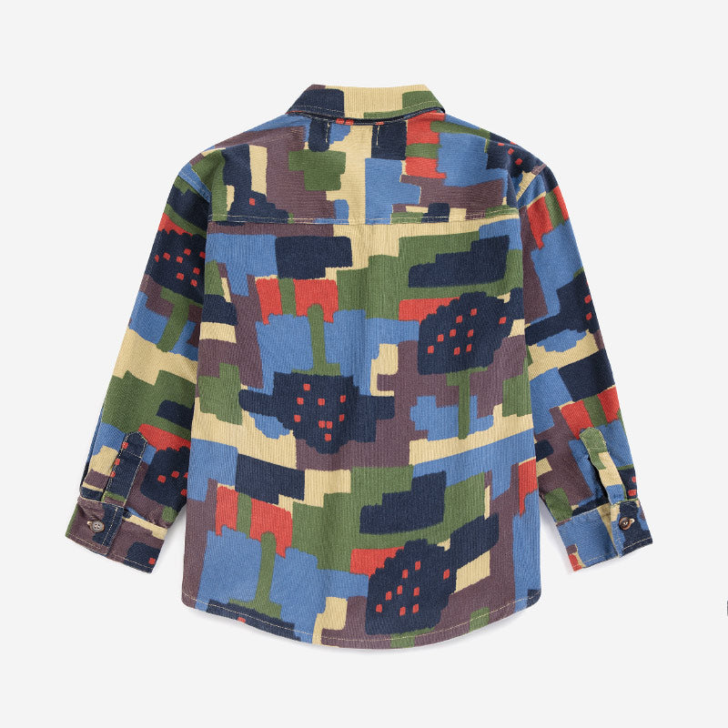 Bobo Choses - Paint Forest corduroy shirt | Scout & Co