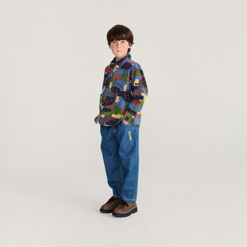 Bobo Choses - Paint Forest corduroy shirt | Scout & Co