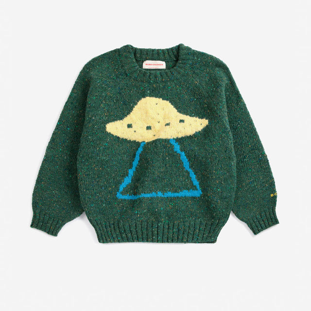 Bobo Choses - Pixel Abduction jacquard jumper | Scout & Co