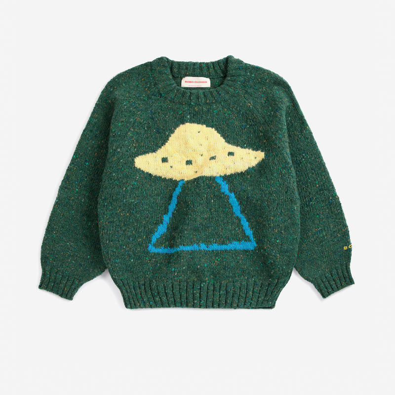 Bobo Choses - Pixel Abduction jacquard jumper | Scout & Co