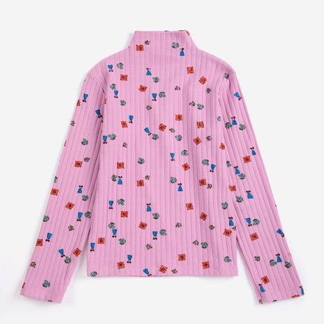 Bobo Choses - Blossom all-over turtleneck top | Scout & Co