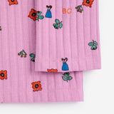 Bobo Choses - Blossom all-over turtleneck top | Scout & Co