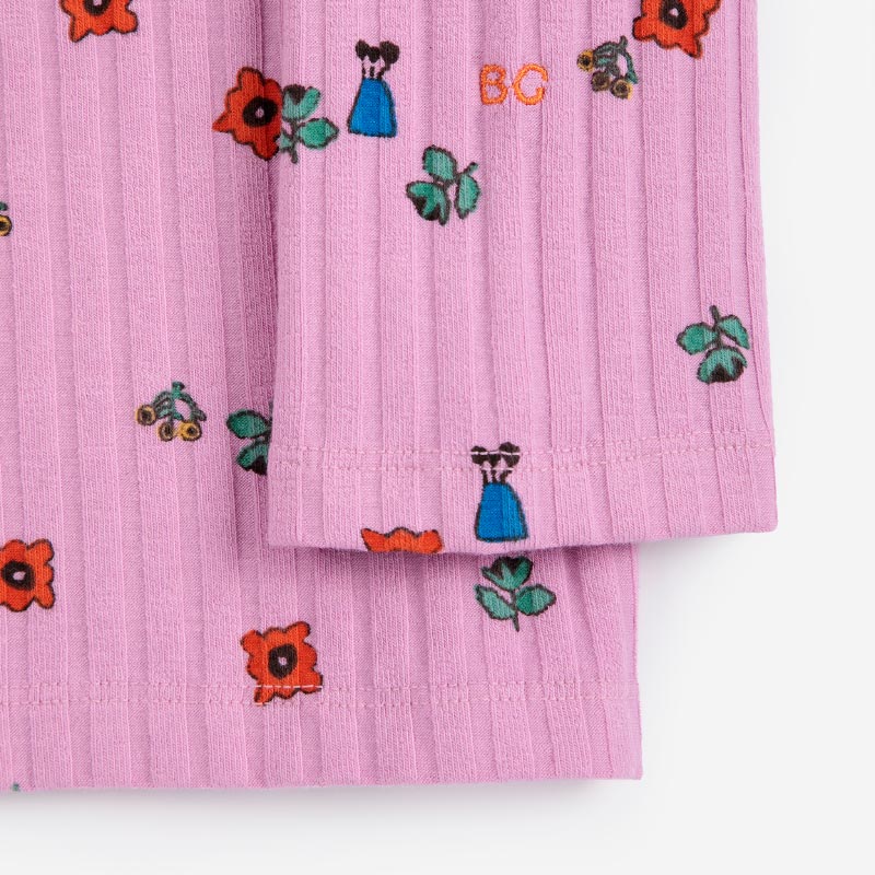 Bobo Choses - Blossom all-over turtleneck top | Scout & Co