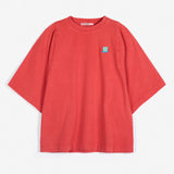 Bobo Choses Woman - Monster Mug embroidery relaxed T-shirt - red | Scout & Co
