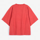 Bobo Choses Woman - Monster Mug embroidery relaxed T-shirt - red | Scout & Co