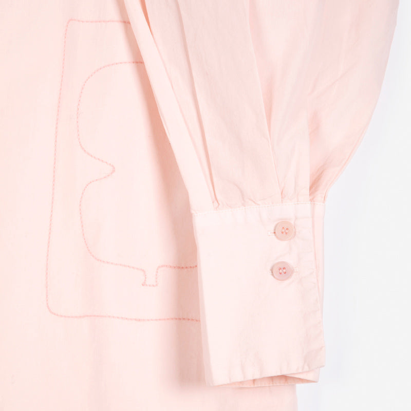 Bobo Choses Woman - Plant Seal embroidery poplin shirt | Scout & Co