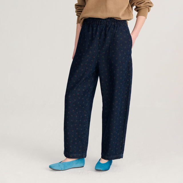 Bobo Choses Woman - Swamp Whirl denim cocoon pants | Scout & Co