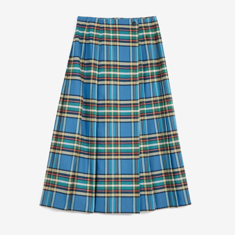 Bobo Choses Woman - Tartan flannel pleated skirt | Scout & Co