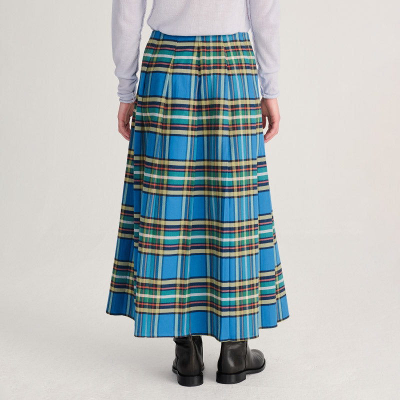 Bobo Choses Woman - Tartan flannel pleated skirt | Scout & Co