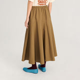 Bobo Choses Woman - Paper touch evase skirt – khaki | Scout & Co