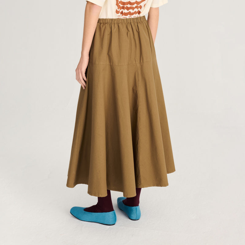 Bobo Choses Woman - Paper touch evase skirt – khaki | Scout & Co