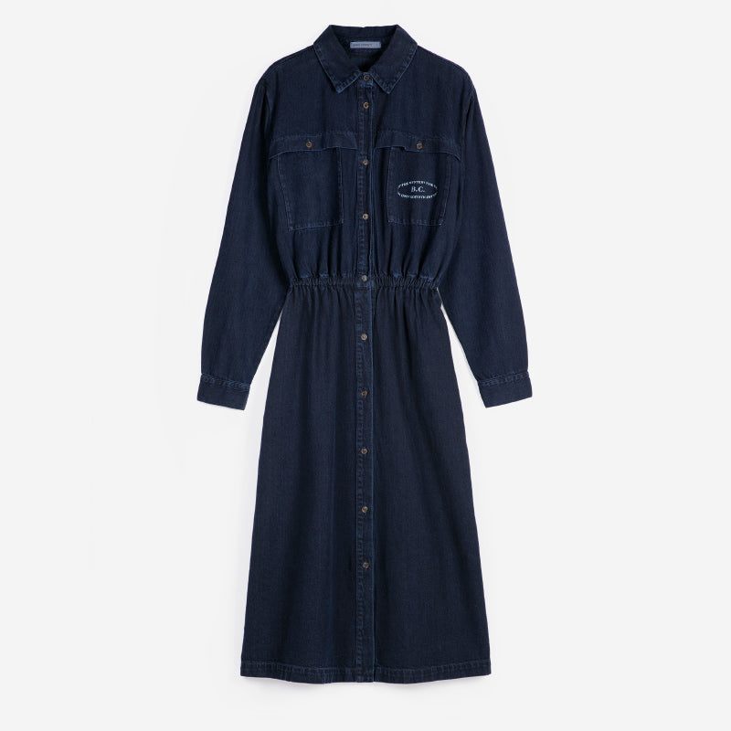 Bobo Choses Woman - Washed light denim dress | Scout & Co