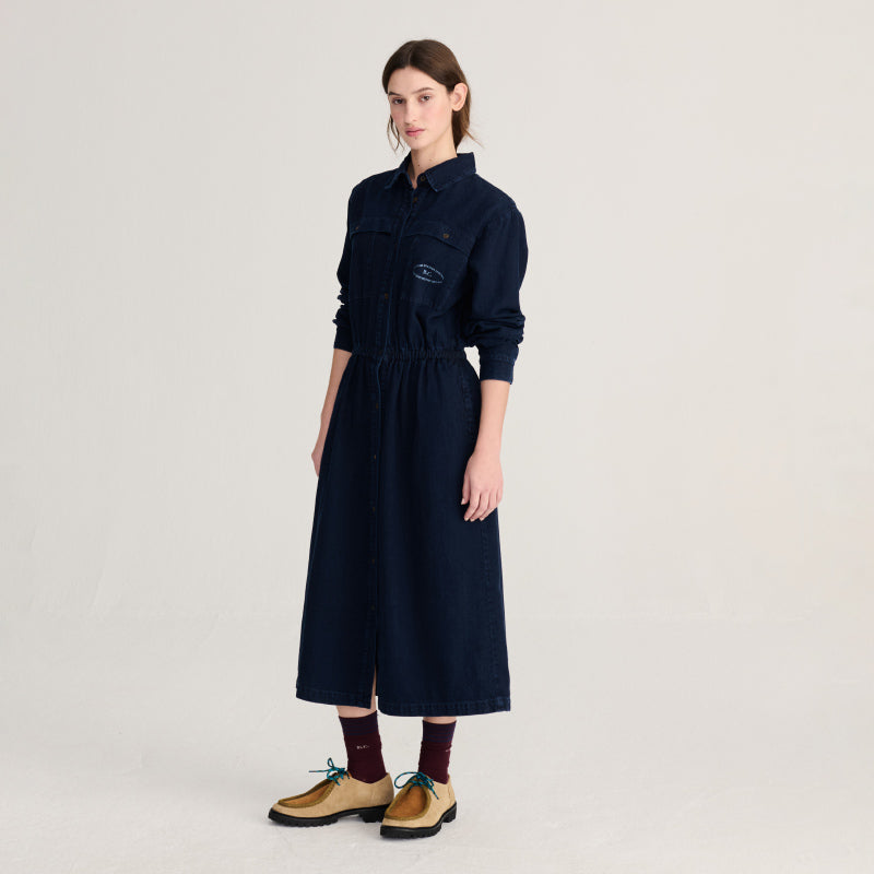 Bobo Choses Woman - Washed light denim dress | Scout & Co