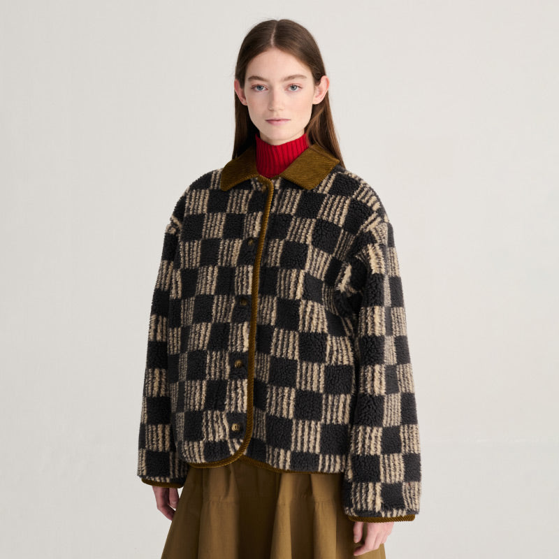Bobo Choses Woman - Almost moiré sherpa jacket | Scout & Co