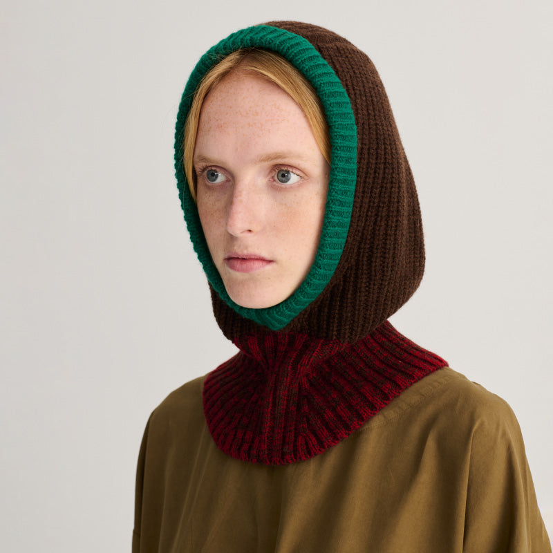 Bobo Choses Woman - Colour block merino knitted balaclava | Scout & Co