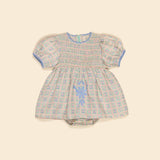 Apolina - Baby Noemie dress - Rosepanel Mint | Scout & Co