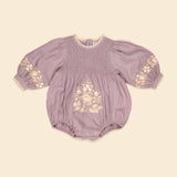 Apolina - Baby Noemie romper - Dusky Lavender | Scout & Co