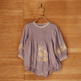 Apolina - Baby Noemie romper - Dusky Lavender | Scout & Co